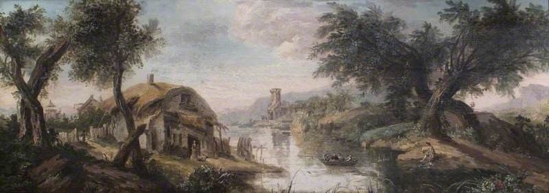 Fishing Scene — Robert Robinson