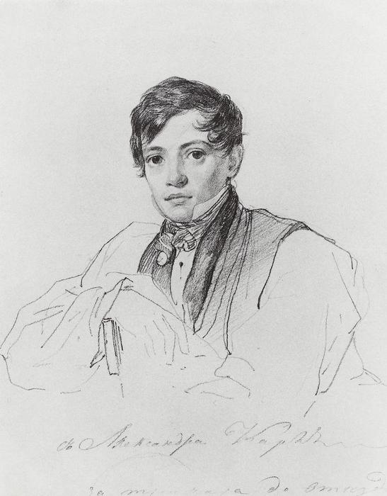 Portrait Of Alexander Bruloff — Karl Pavlovich Bryullov