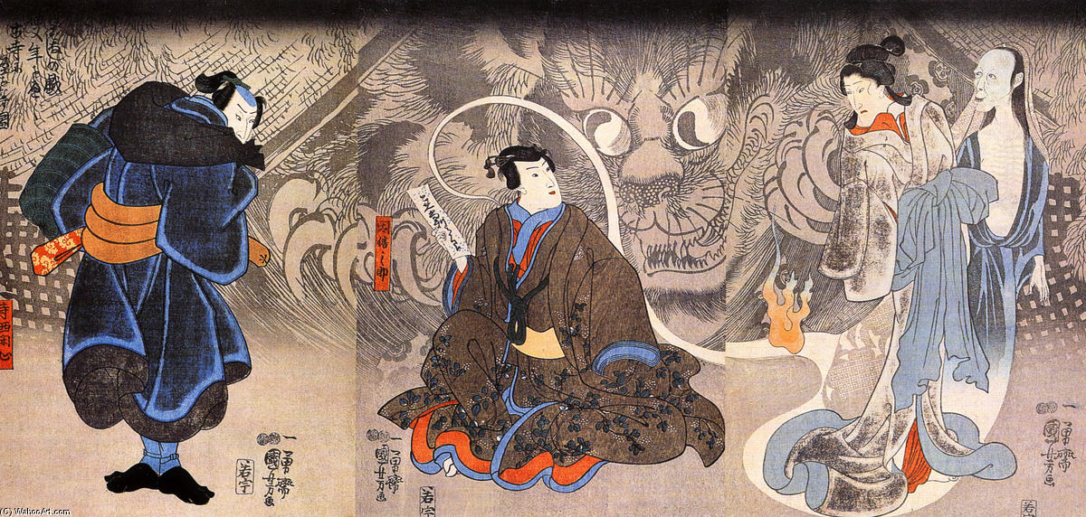 Apparition Of The Monstrous Cat — Utagawa Kuniyoshi