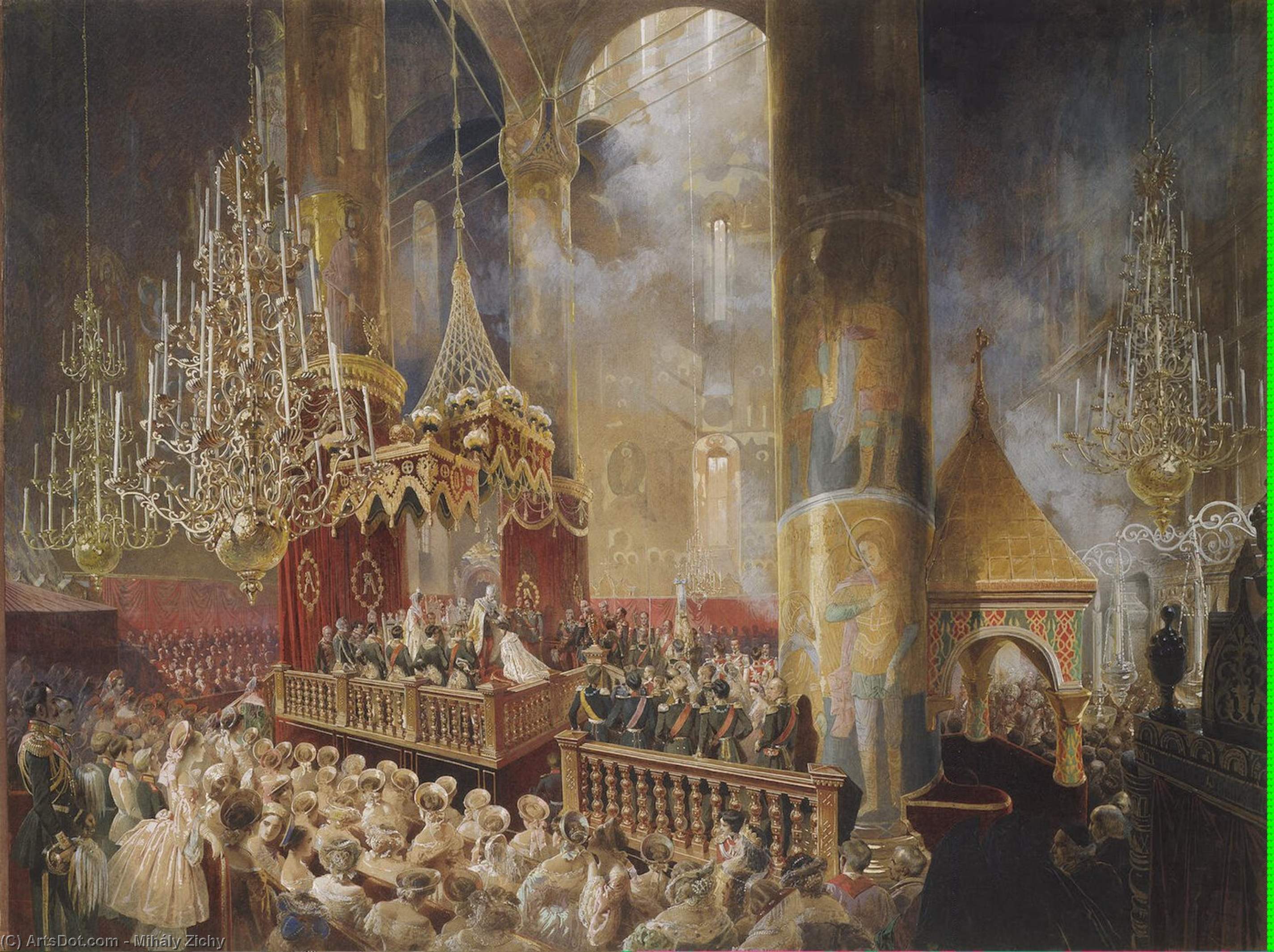 Coronation Of Alexander Ii — Count Mihaly Von Zichy