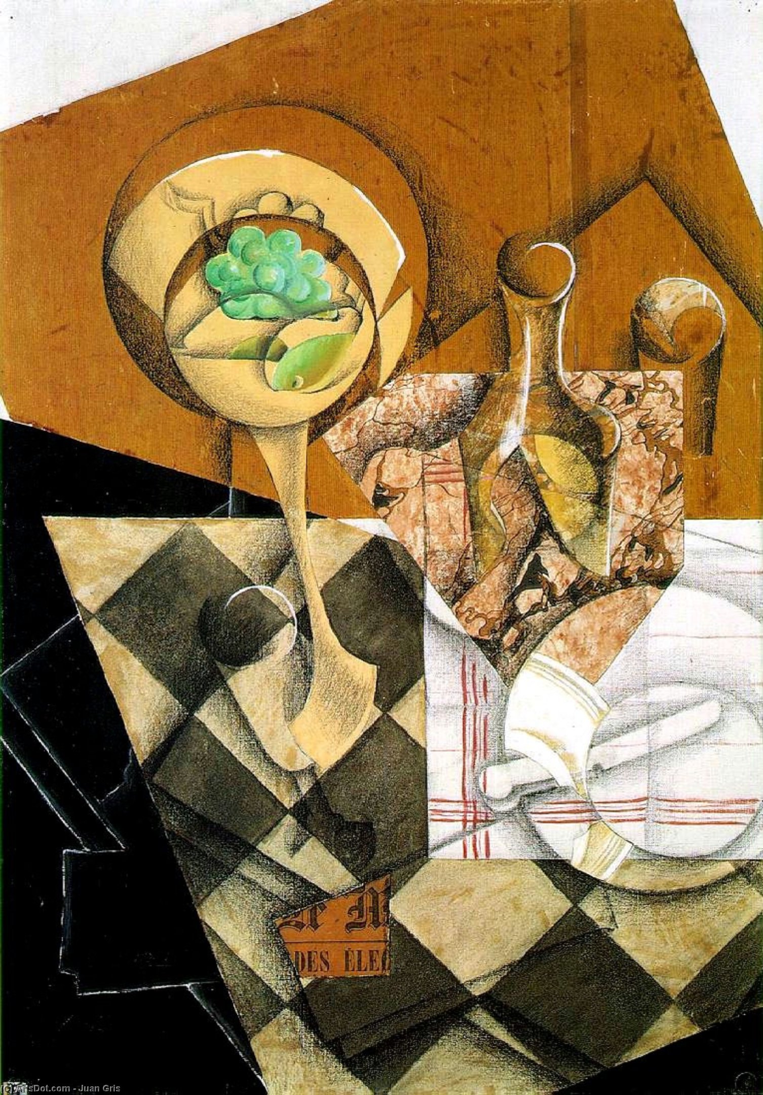 Fruit Dish And Carafe - - — Juan Gris