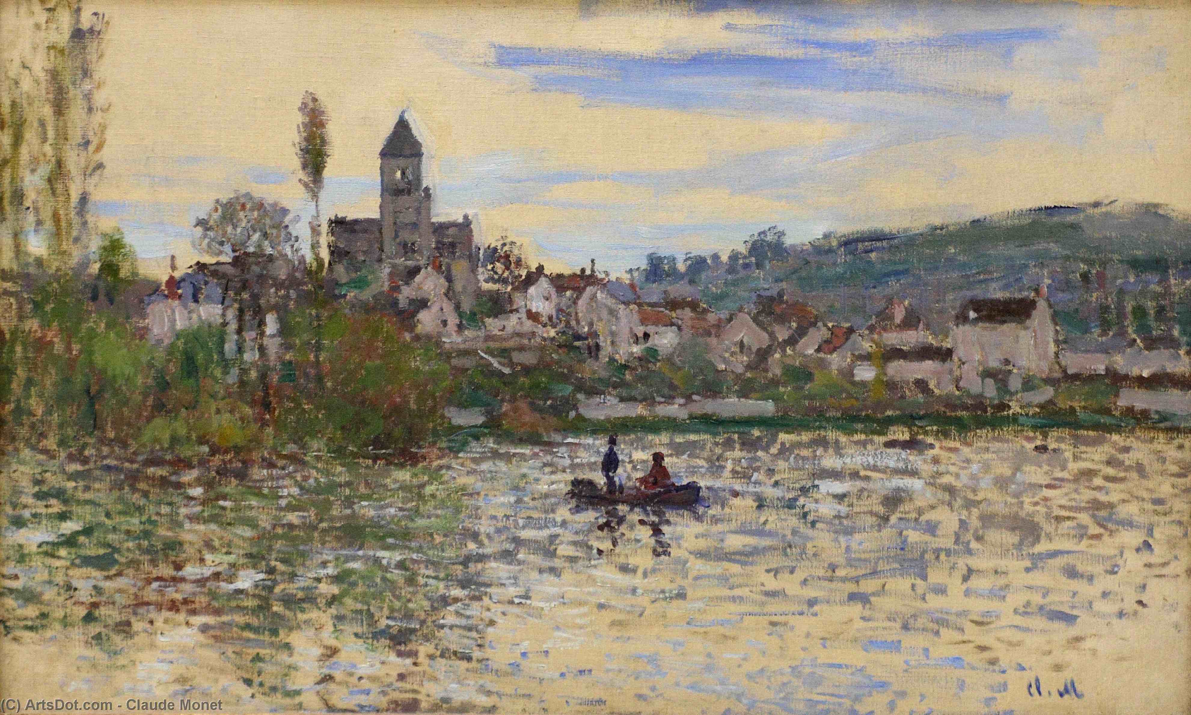 The Seine At Vetheuil — Клод Моне