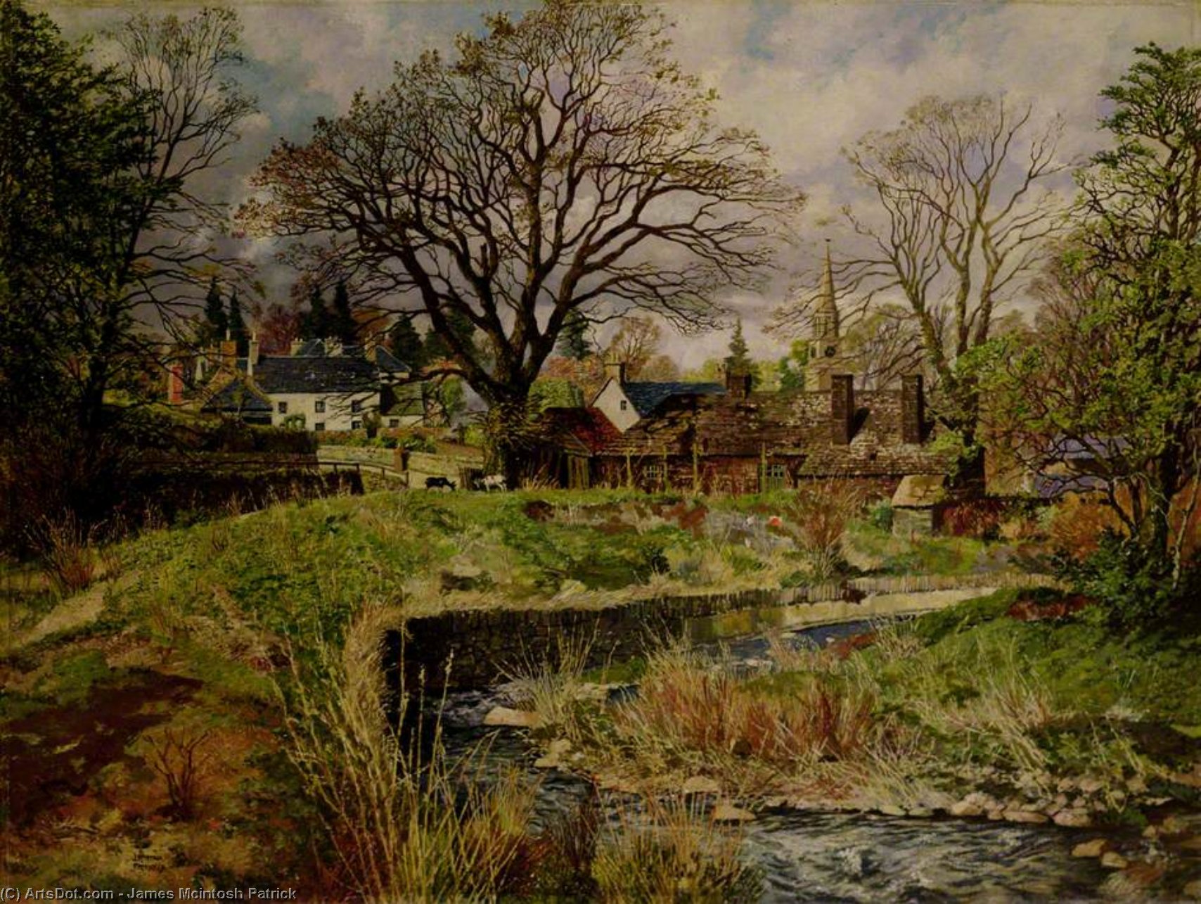 Glamis Village In April — James Mcintosh Patrick