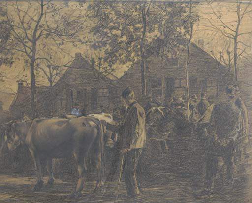The Cattle Market — Wilhelmus Hendrikus Petrus Johannes Zwart