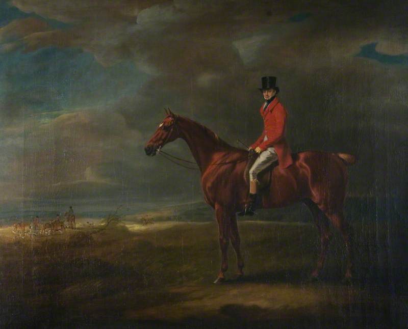 Archibald (1794–1832), Lord Kennedy, Later Earl Of Cassillis, On A Hunter — Sr John E Ferneley