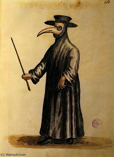 Venetian Doctor During The Time Of The Plague — Jan Van Grevenbroeck