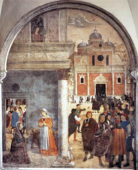 Scene From The Life Of St Benedict — Antonio Solario (lo Zingaro)