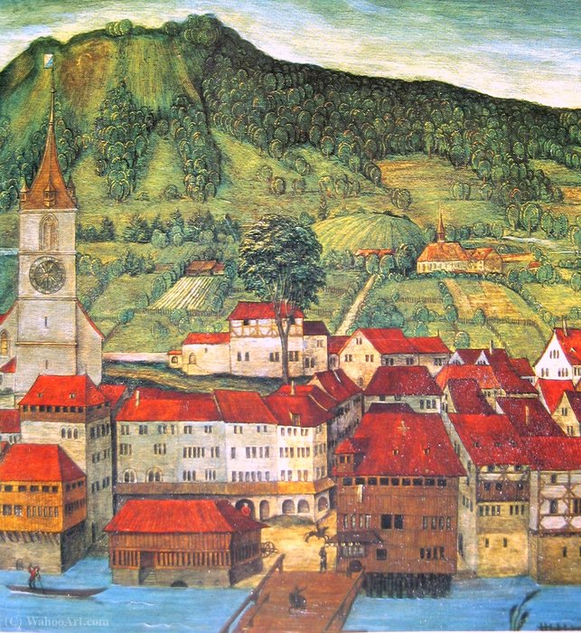 Uetliberg On A Wing Of The Main Altar Of Hans Leu The Elder — Hans The Younger Leu