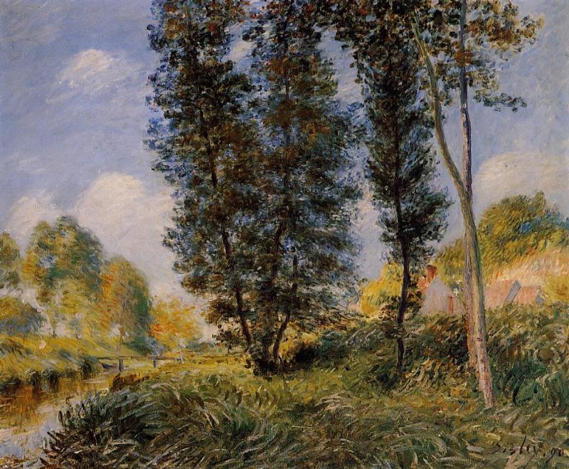 Banks Of The Orvanne — Alfred Sisley