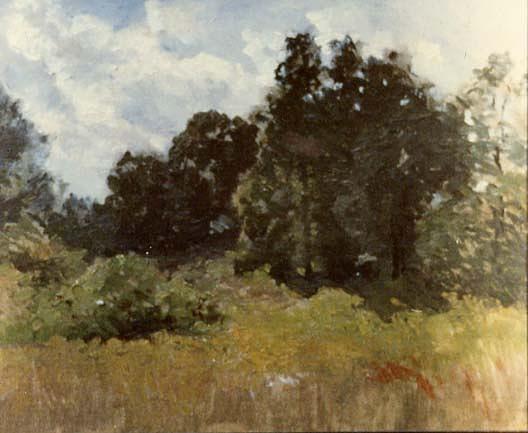 The Edge Of The Woods, (painting) — Horace G Hewes