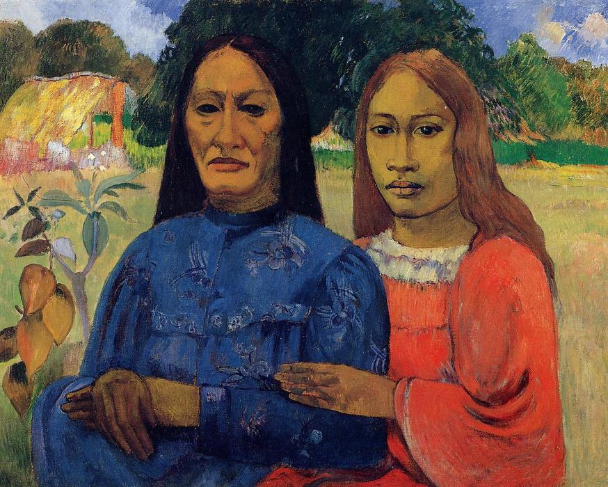 Two Women (also Known As Mother And Daughter) — Eugène Henri Paul Gauguin