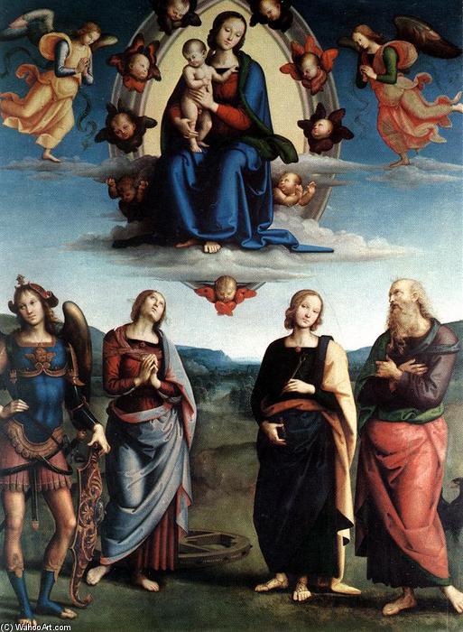 Madonna In Glory With The Child And Saints — Vannucci Pietro (le Perugin)