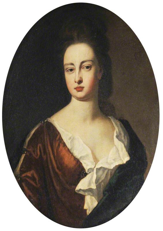 Mary Preston (d.1724), Marchioness Duchess Of Powis — Michael Dahl