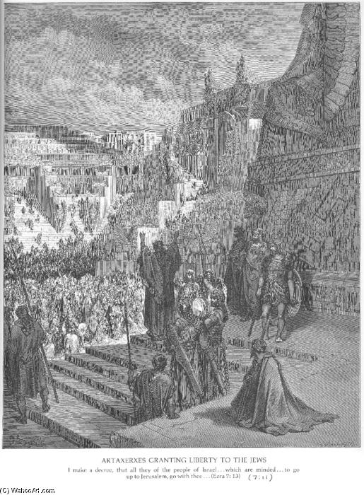 Artaxerxes Granting Liberty To The Jews — Paul Gustave Doré