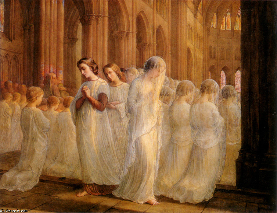 Le Poeme De L Ame 10 Premiere Communion — Anne François Louis Janmot