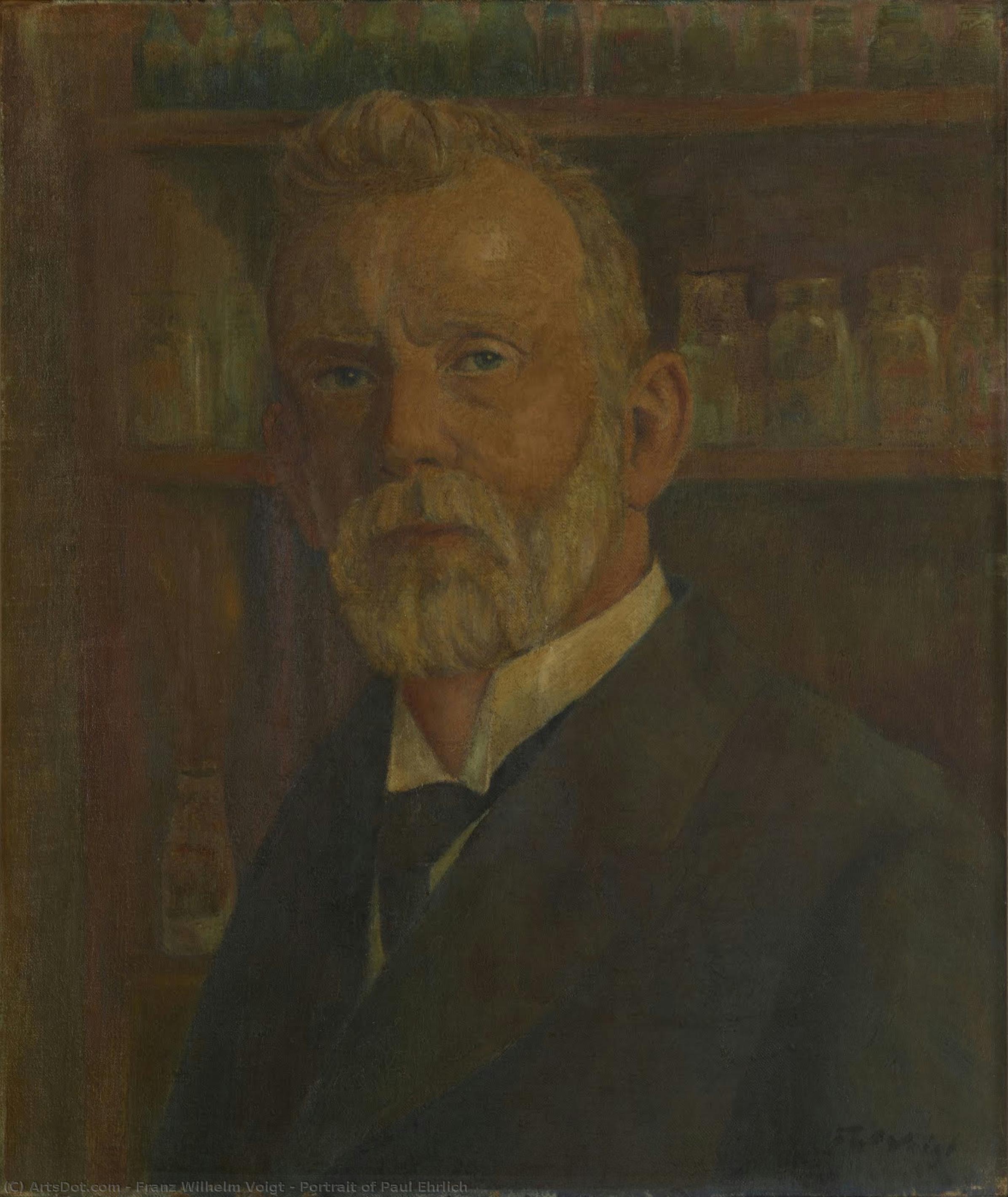 Portrait Of Paul Ehrlich — Franz Wilhelm Voigt