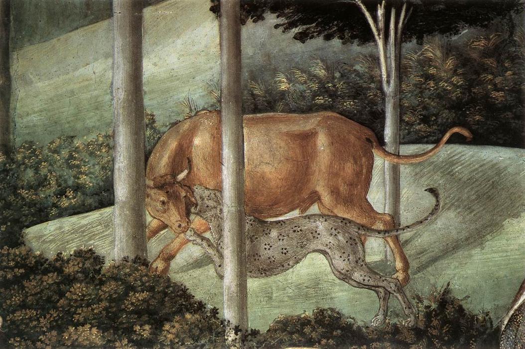 Procession Of The Magus Caspar (detail) (8) — Benozzo Gozzoli