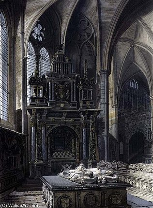 East Side Of St. Erasmus's Chapel — Frederick Mackenzie
