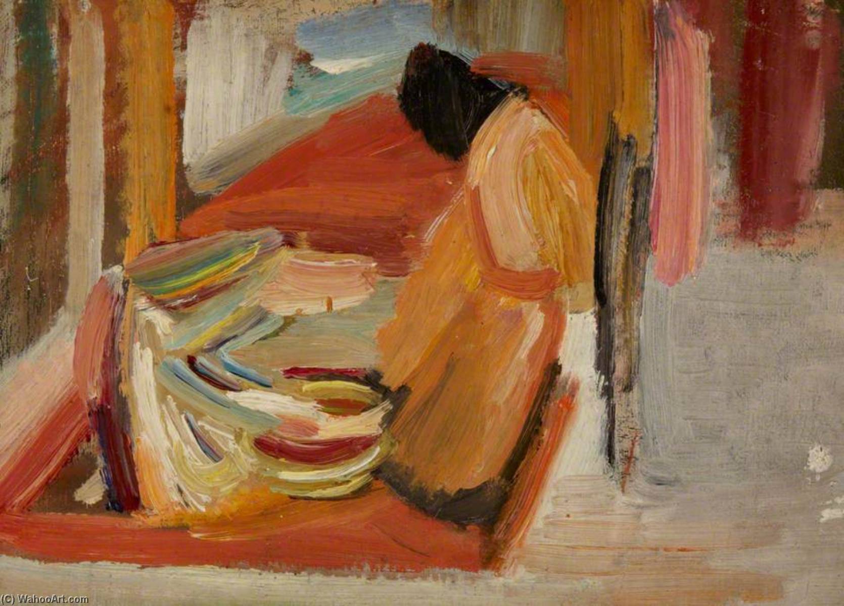 Washing Of The Feet, Church Of St James, Jerusalem — David Bomberg