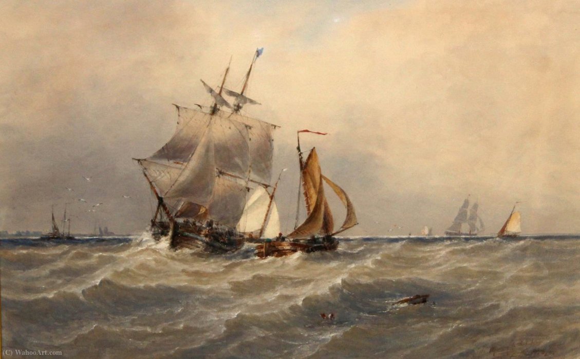 A Rough Sea — Thomas Bush Hardy