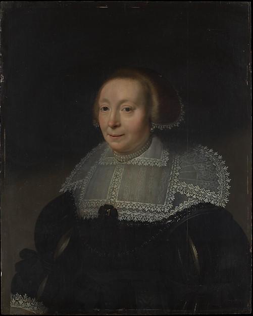 Portrait Of A Woman With A Lace Collar — Michiel Jansz Van Miereveld