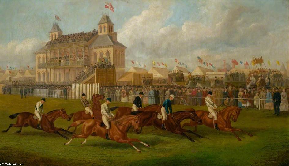 A Horse Race In Victoria Park, Leicester — Edward Benjamin Herberte