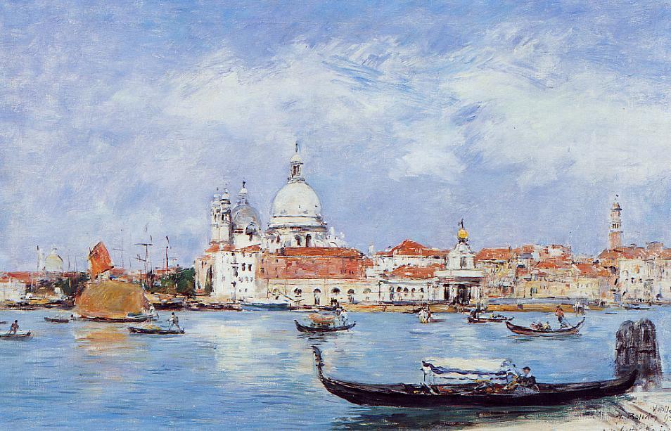 Venice, View From The Grand Canal — Eugène Louis Boudin