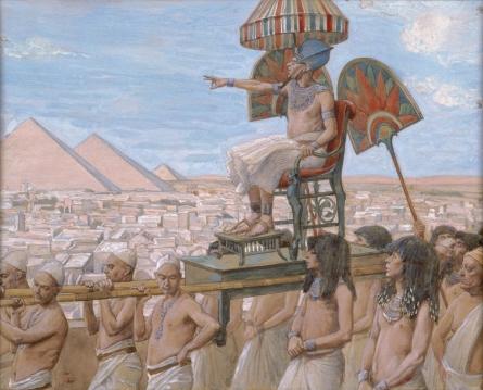 Pharaoh Notes The Importance Of The Jewish People — Jacques Joseph Tissot