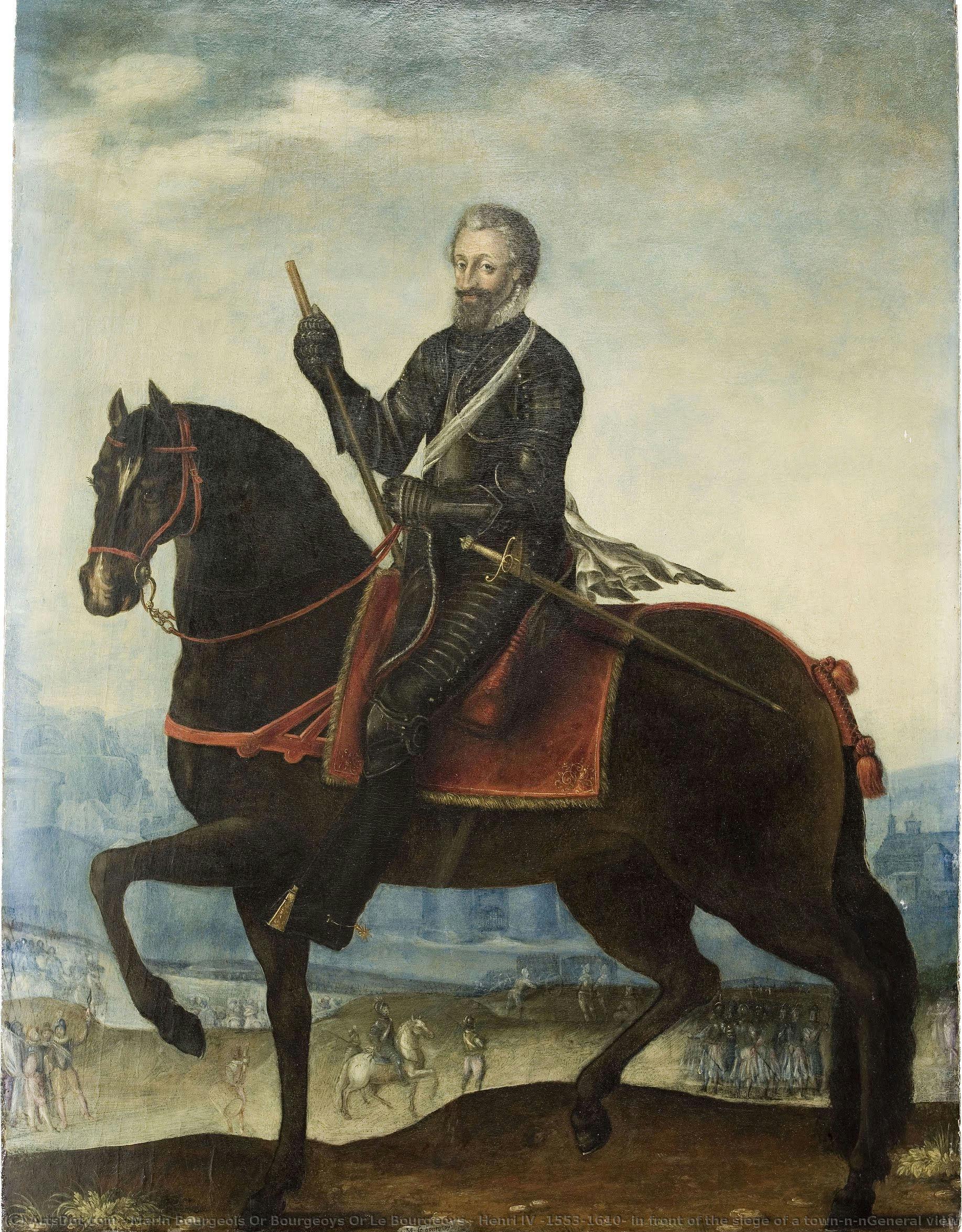Henri Iv (1553–1610) In Front Of The Siege Of A Town\n\ngeneral View — Marin Bourgeois Or Bourgeoys Or Le Bourgeoys