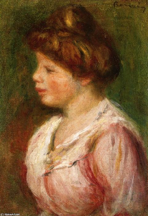 Portrait Of A Young Woman — Pierre-auguste Renoir