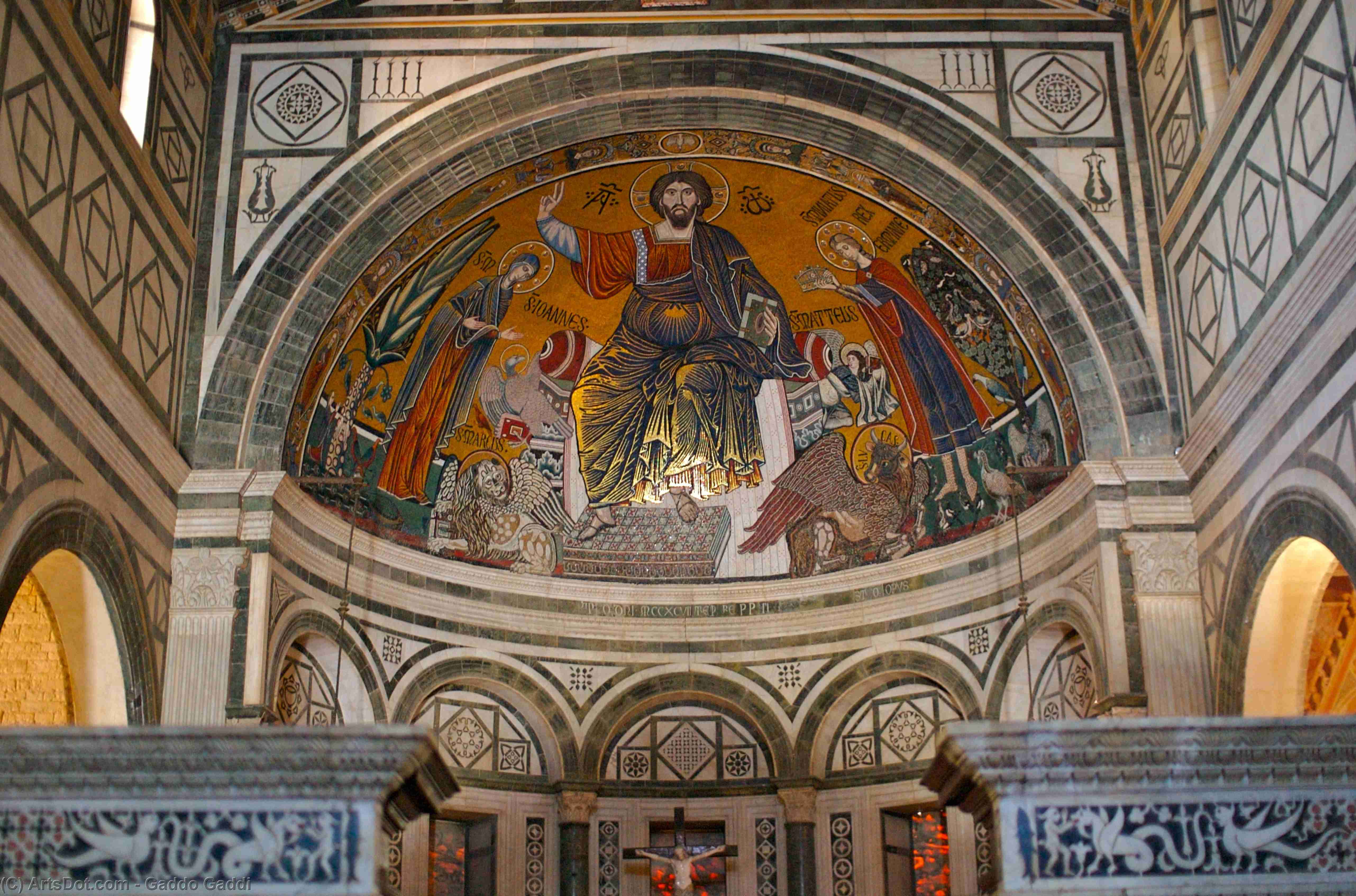 Church San Miniato Al Monte, Florence, Italy — Gaddo Gaddi