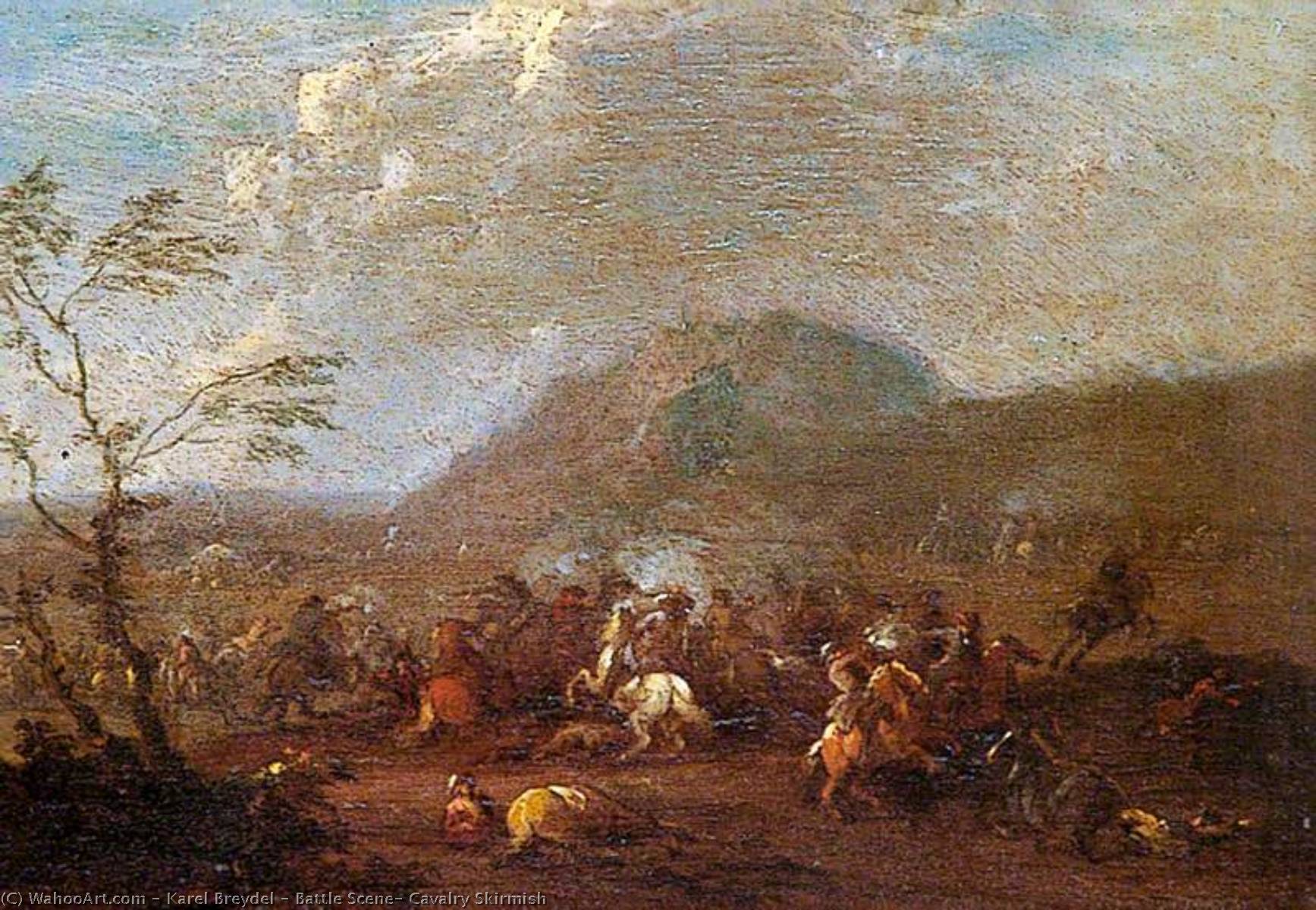 Battle Scene, Cavalry Skirmish — Karel Breydel