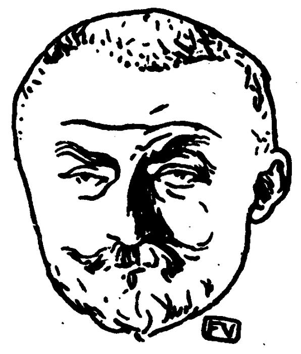 Portrait Of French Writer Joris Karl Huysmans — Félix Vallotton