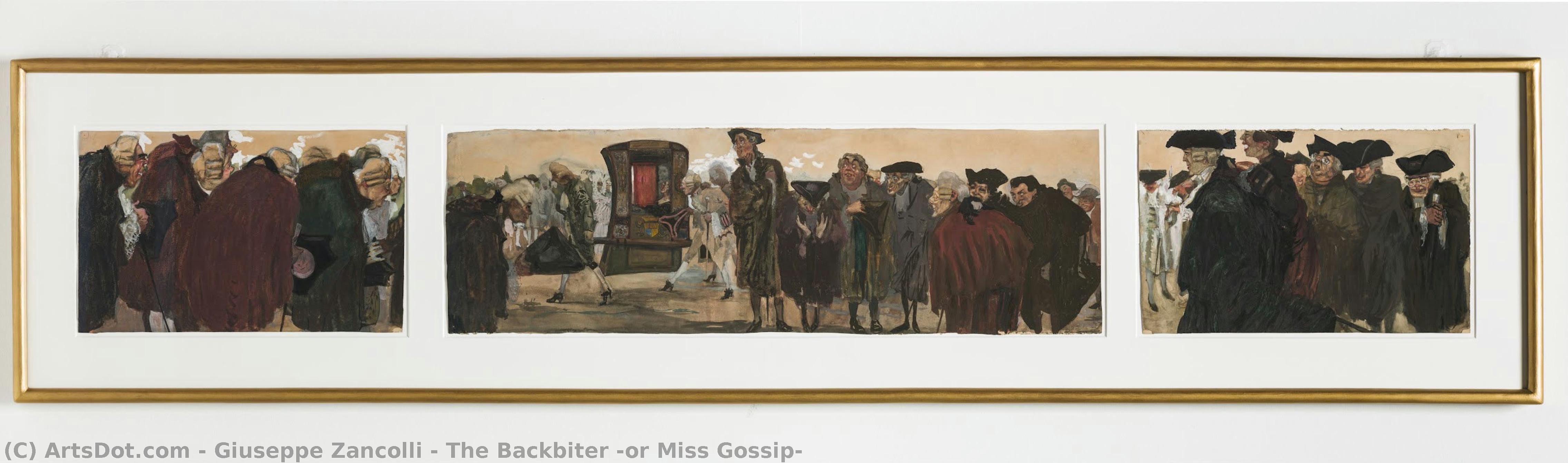 The Backbiter (or Miss Gossip) — Giuseppe Zancolli
