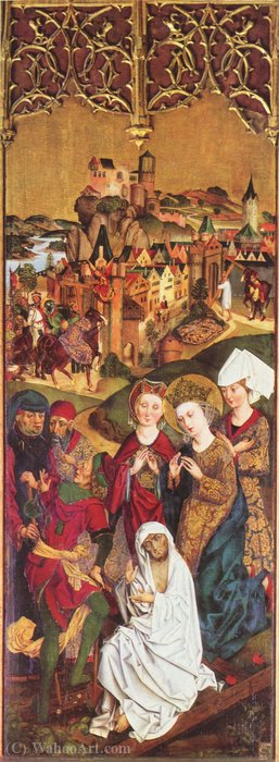 Atharinen Altar, Right Wing Finding Of The Cross — Michael Wolgemut