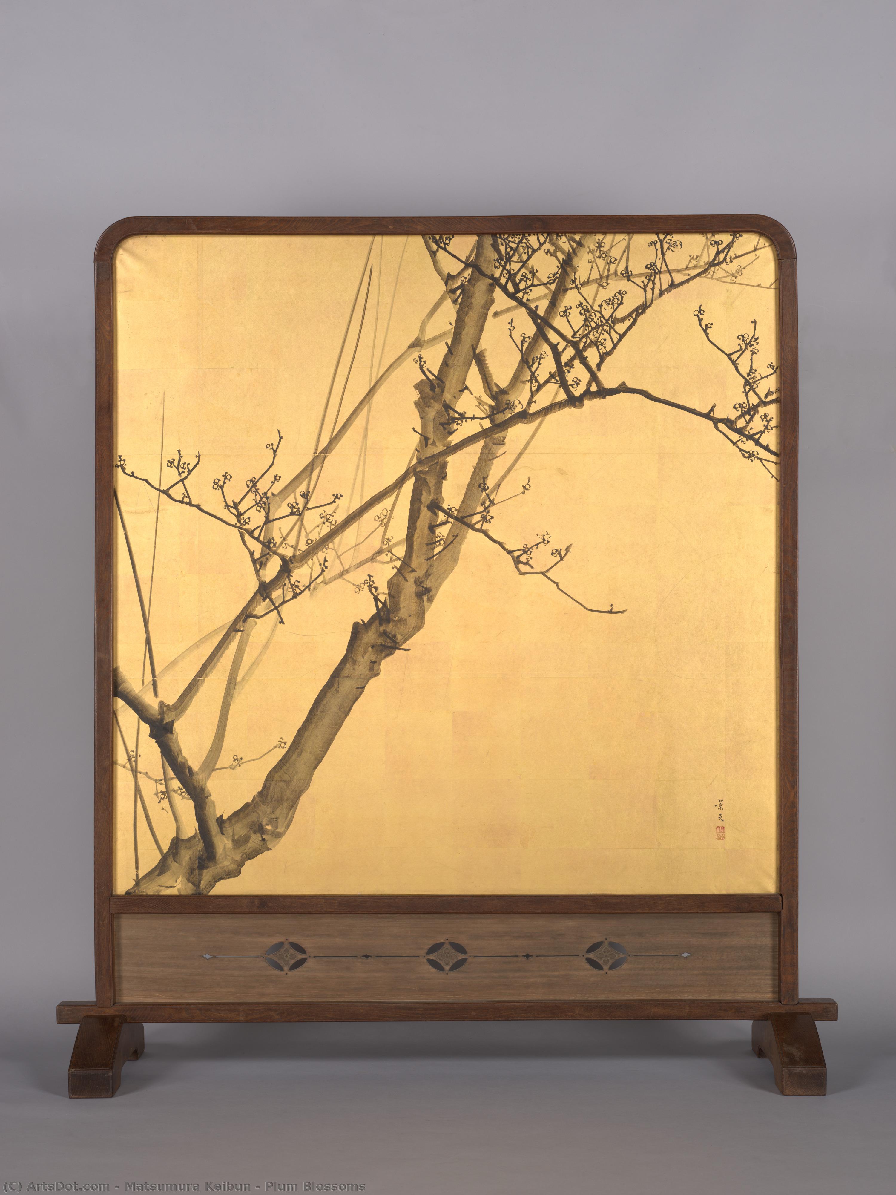 Plum Blossoms — Matsumura Keibun