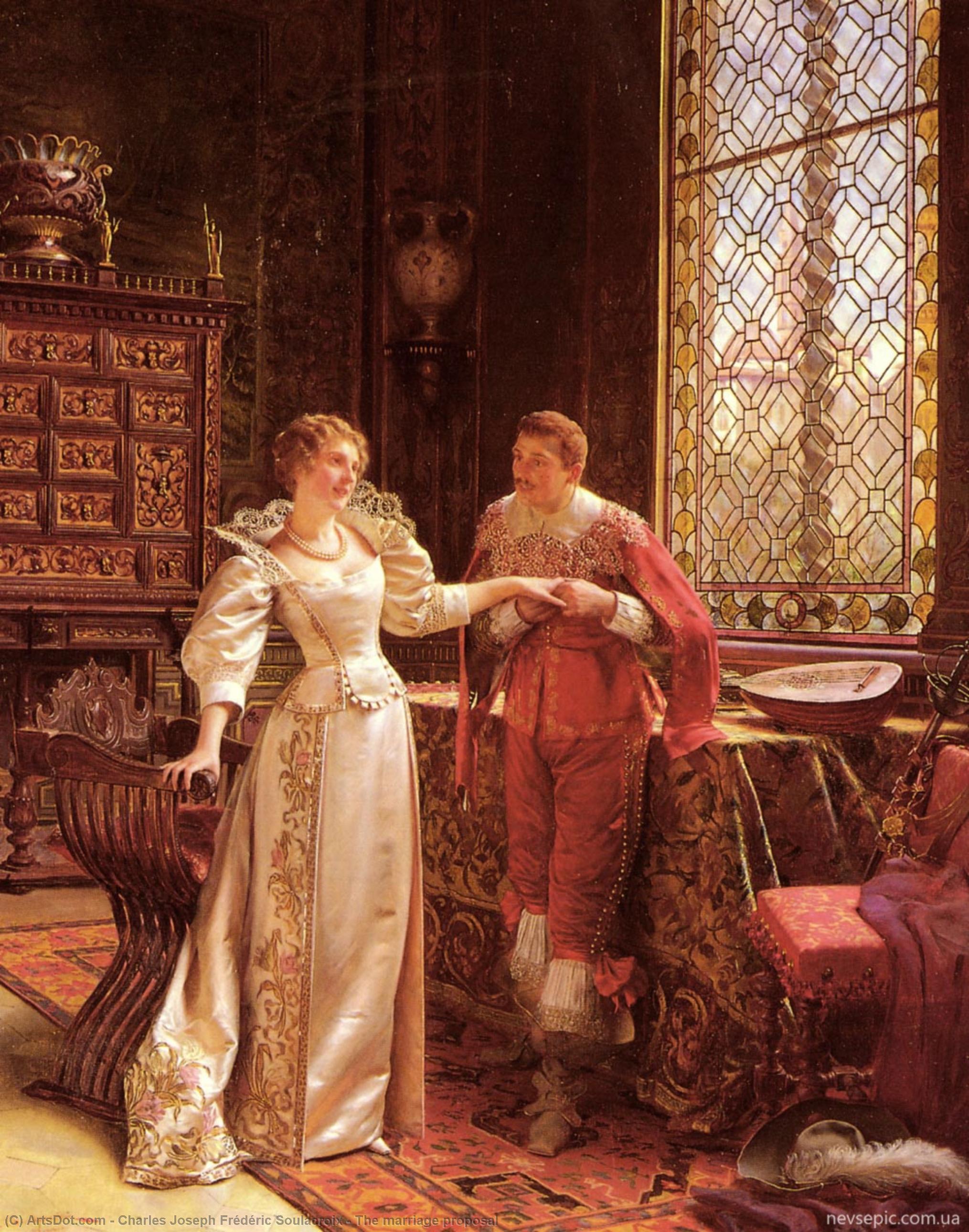 The Marriage Proposal — Charles Joseph Frédéric Soulacroix