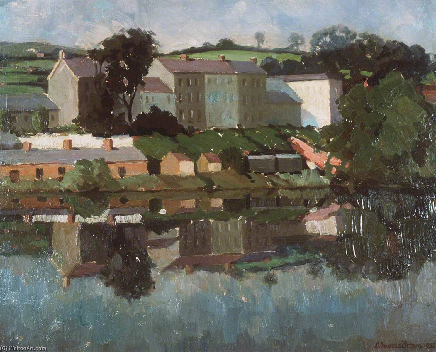 The Tawy At Carmarthen — Sam Morse Brown