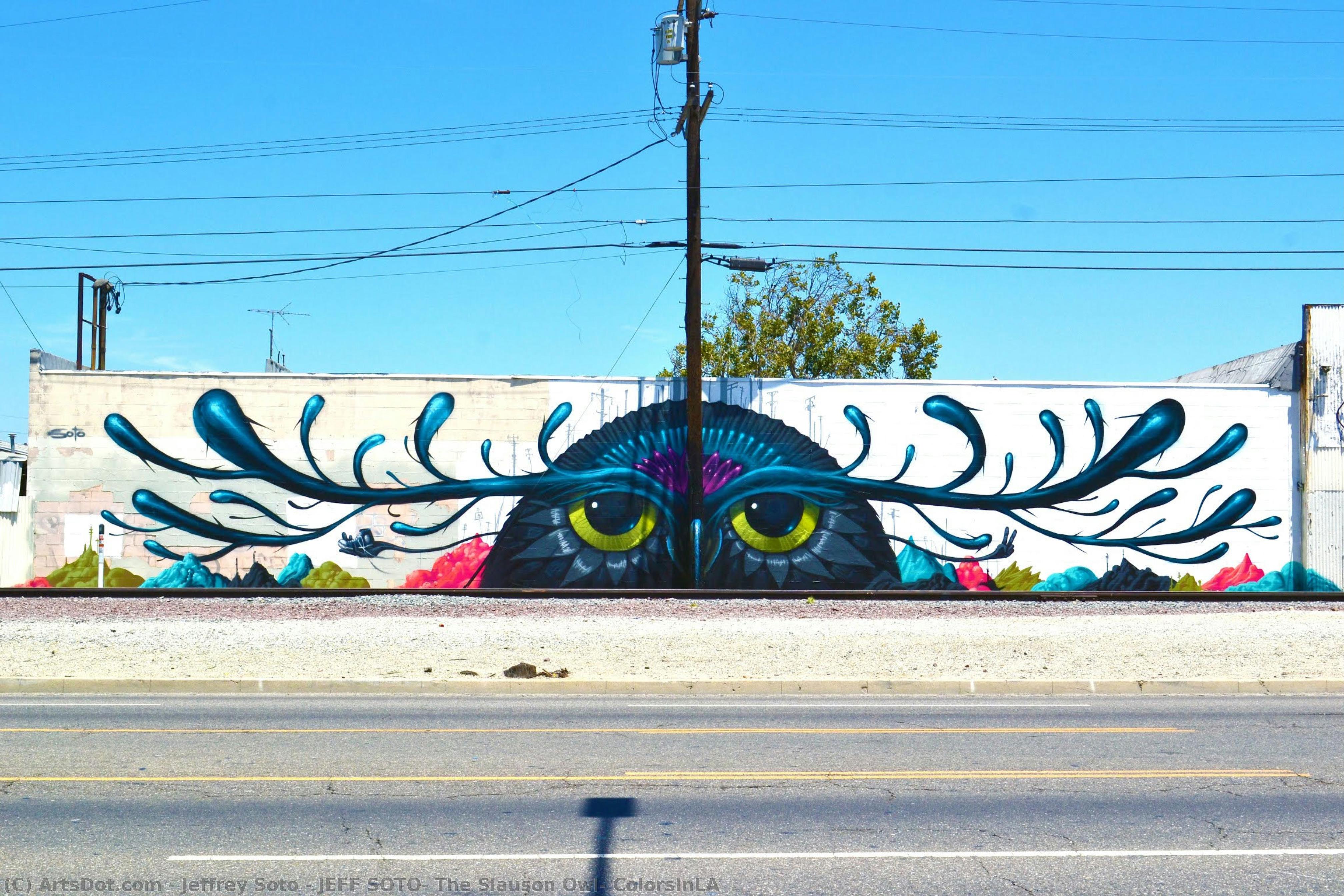 Jeff Soto, The Slauson Owl, Colorsinla — Jeffrey Soto