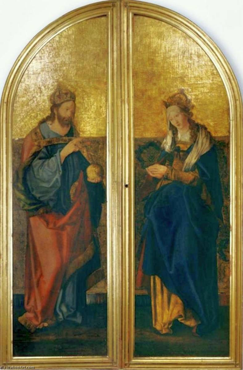Christus Rex And Maria Regina — Hans Süss Von Kulmbach
