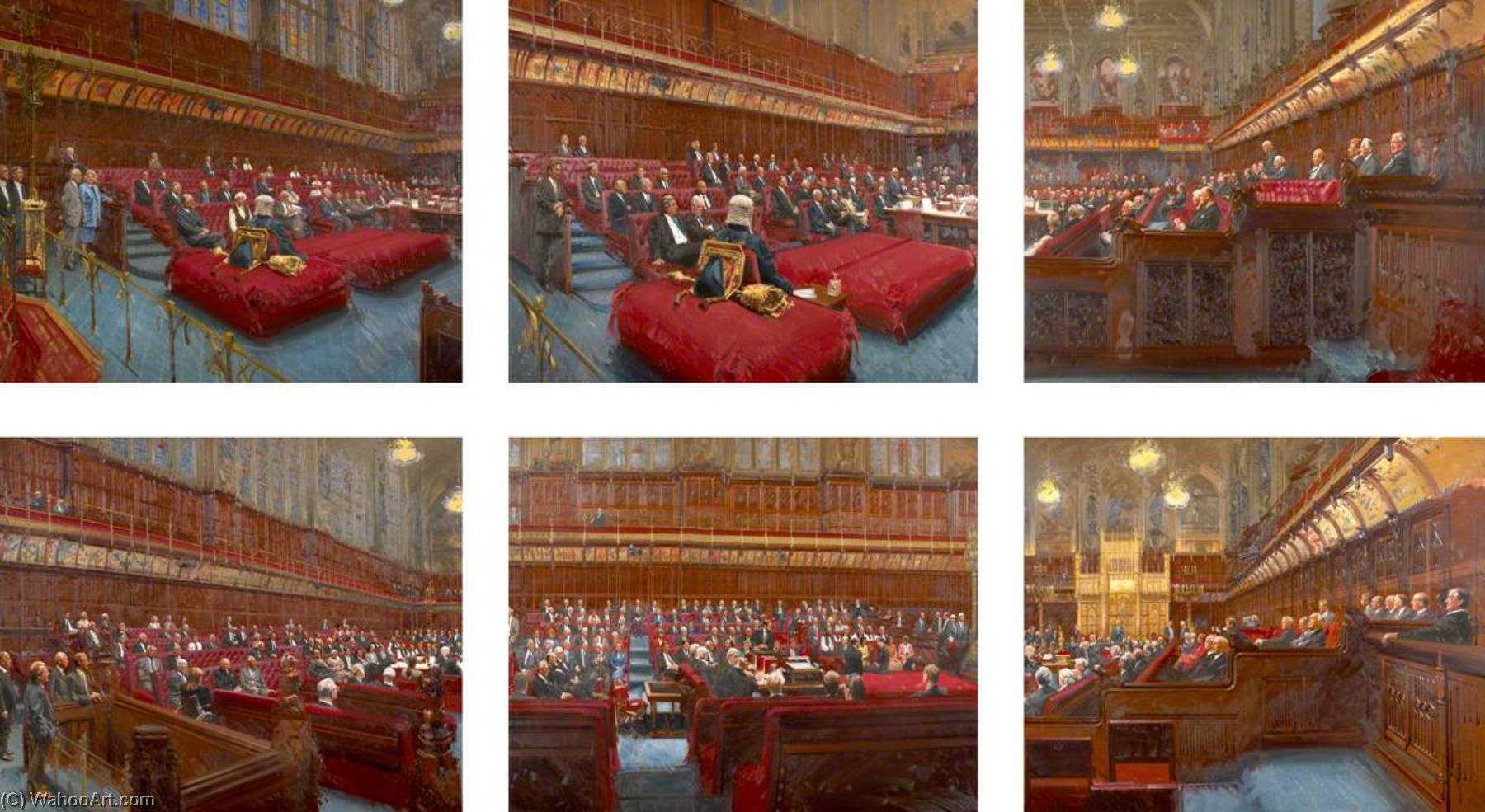 The House Of Lords Debating The Queen's Speech, November 1995 — Andrew Festing