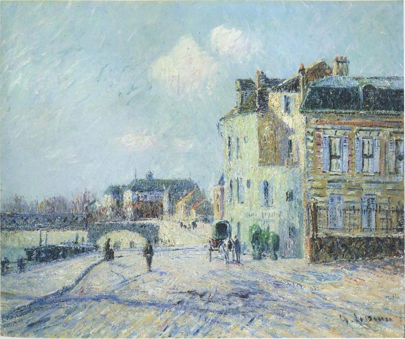 Quay At Pontoise — Gustave Loiseau