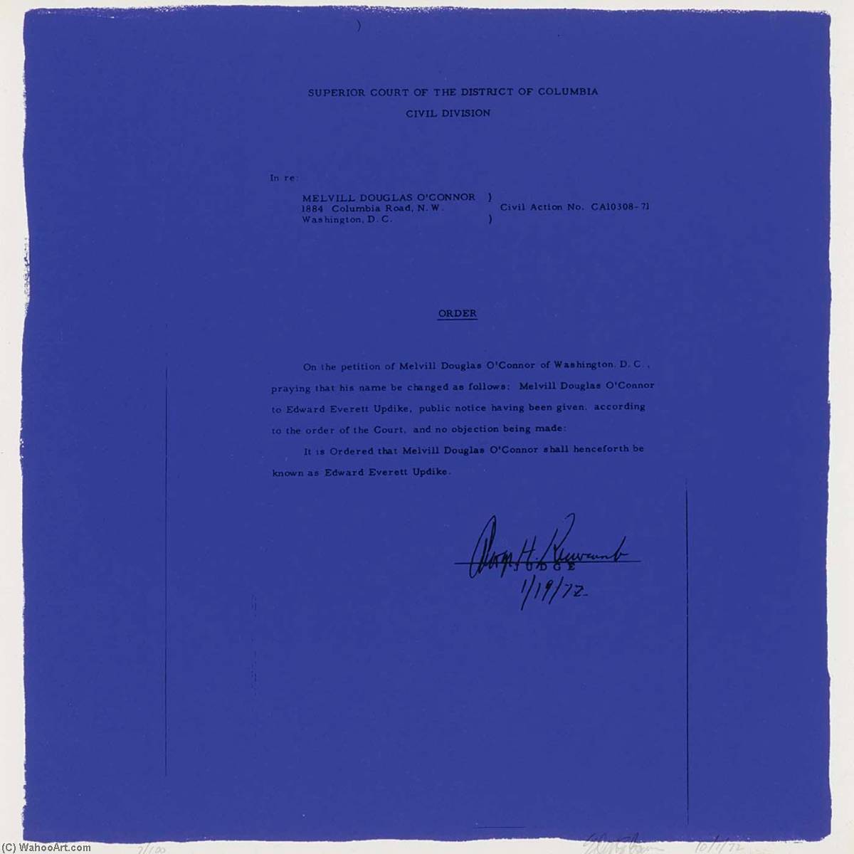 Edward Everett Updike (from The Name Change Project) — Ed Mcgowin
