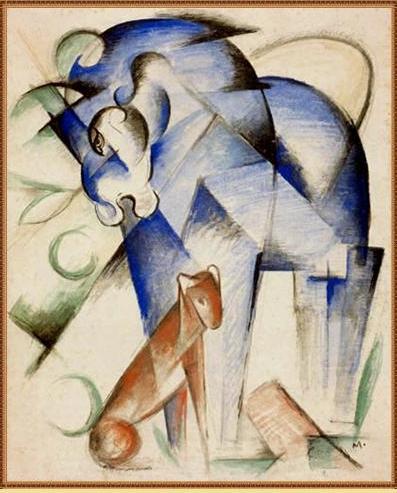 Horse And Dog — Franz Marc