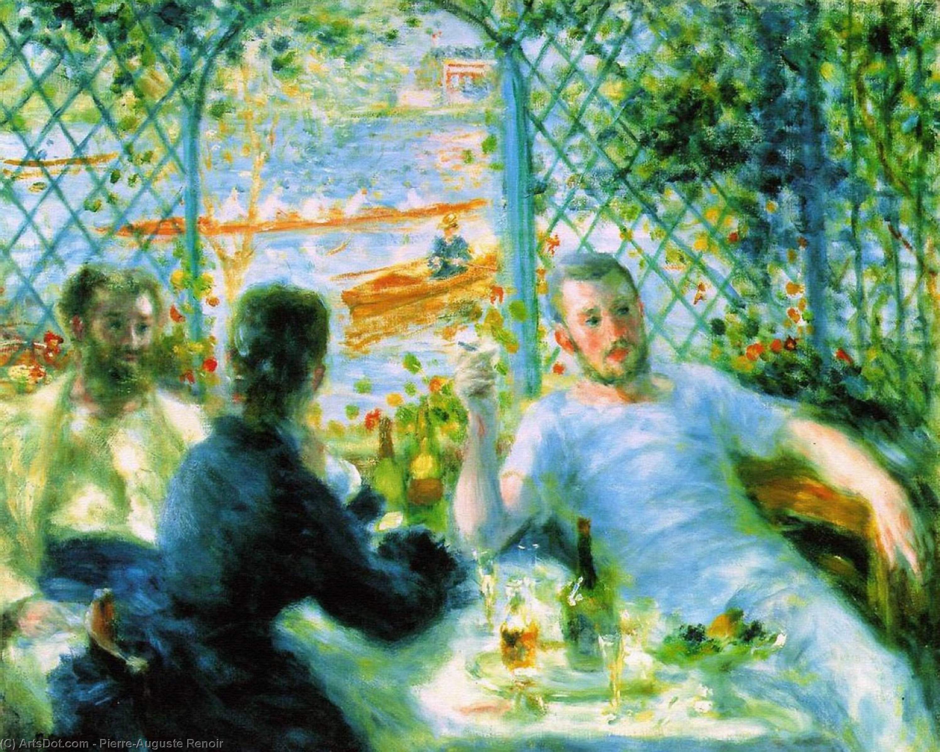 The Canoeists' Luncheon, The A — Pierre-auguste Renoir