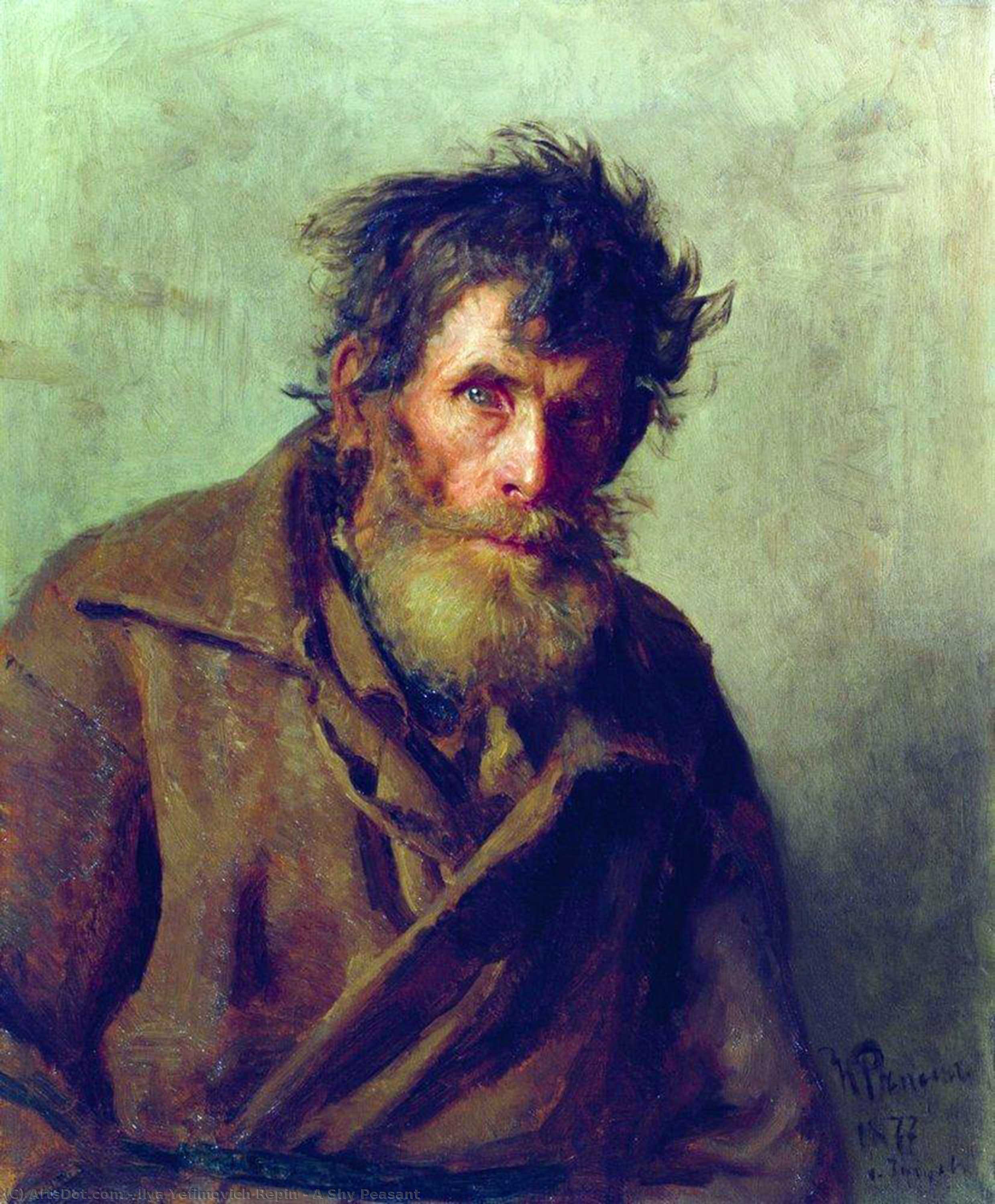 A Shy Peasant — Ilya Yefimovich Repin