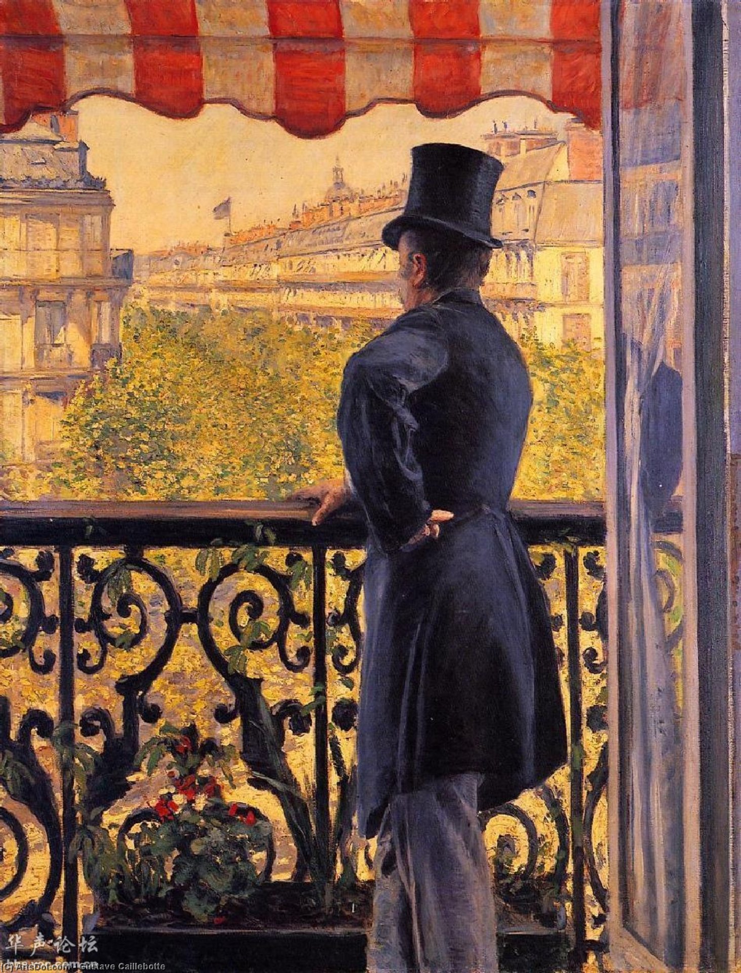 The Man On The Balcony — Густав Кайботт