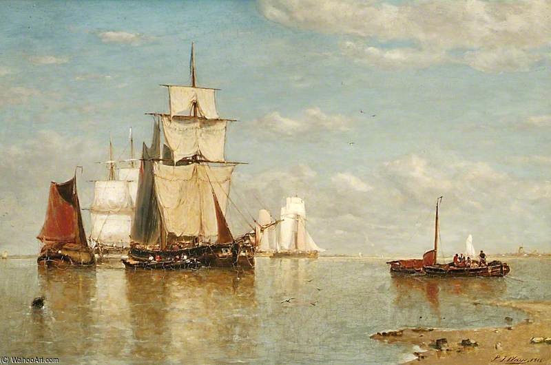 Calm At The Mouth Of The Scheldt — Paul Jean Clays