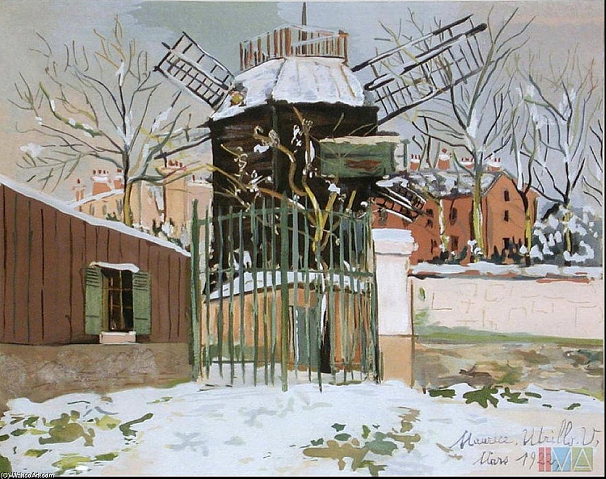 Moulin De La Galette — Maurice Utrillo