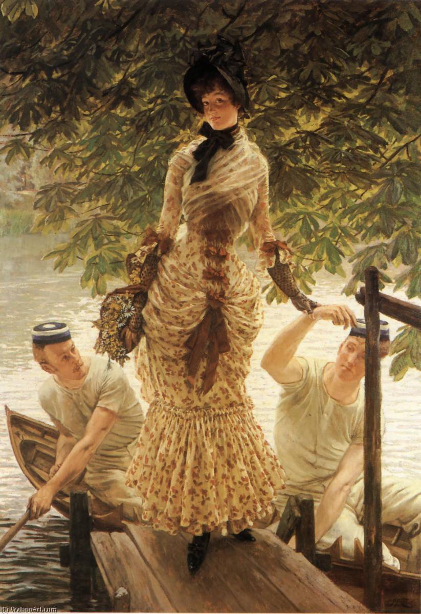 English On The Thames — Jacques Joseph Tissot